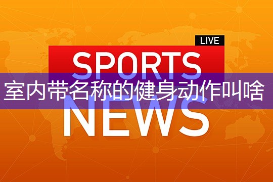 室内带名称的健身动作叫啥