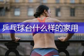 乒乓球台什么样的家用