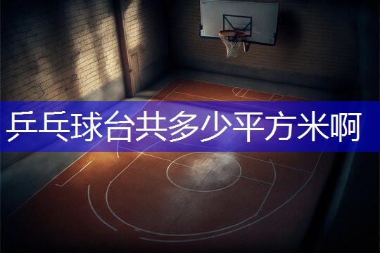 乒乓球台共多少平方米啊