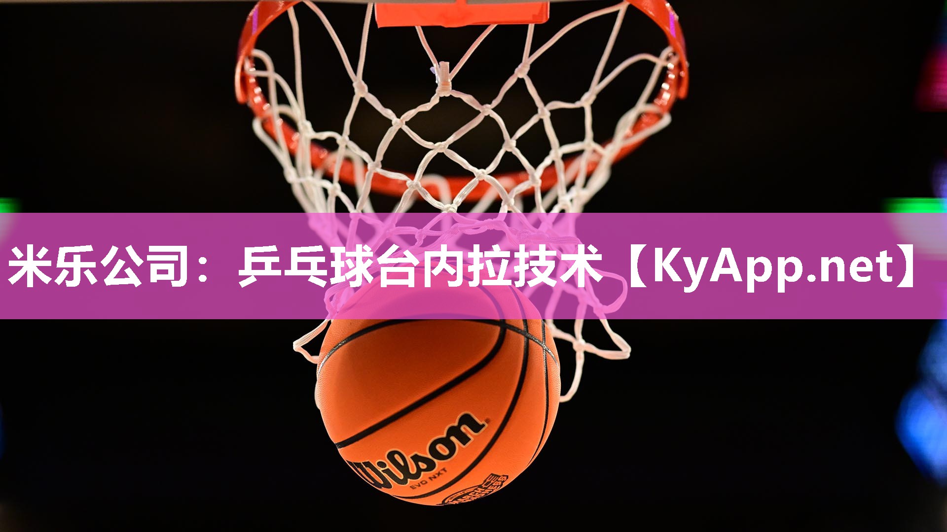 米乐公司：乒乓球台内拉技术