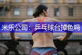 乒乓球台掉色吗