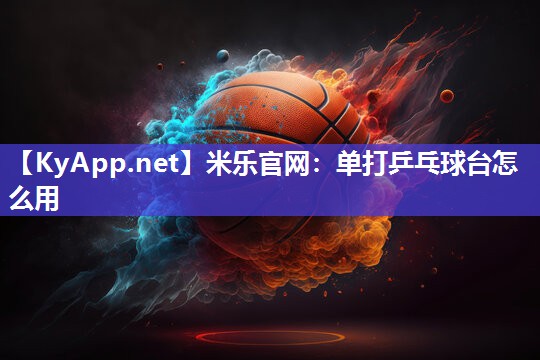 单打乒乓球台怎么用